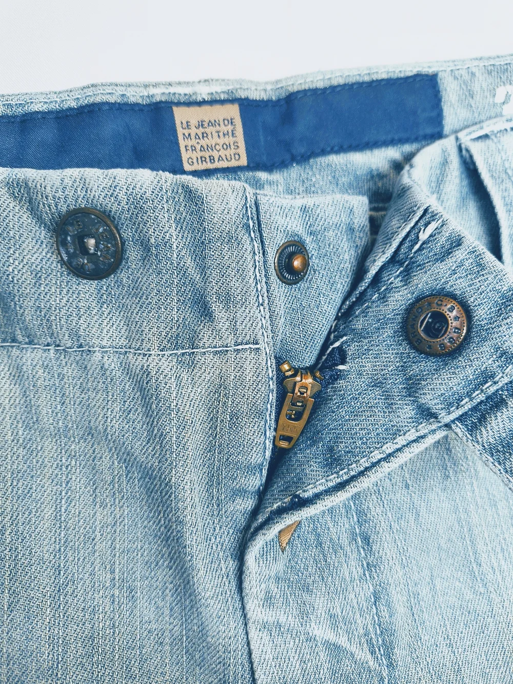 Vintage Rare Marithe Francois Girbaud Men's Denim Shuttle Tape Shorts Size 36